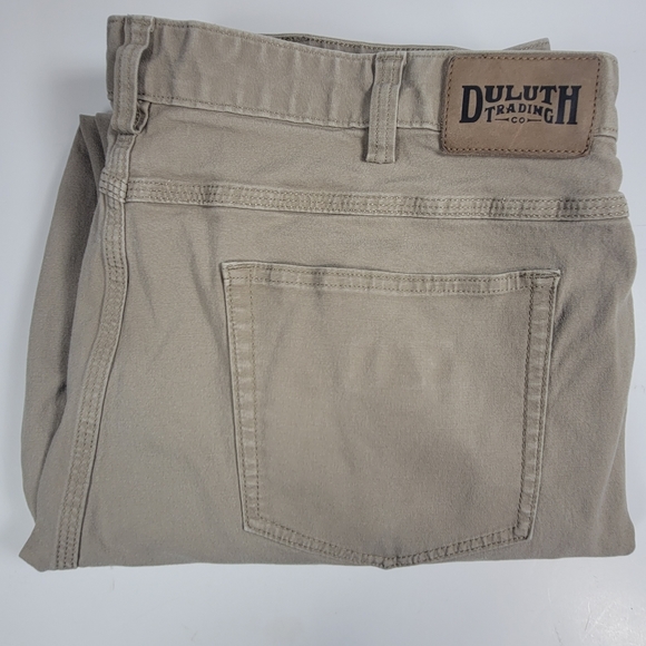Duluth Trading Co Flex Fire Hose Pants Mens 42×32 Khaki - Barely Worn D2 - Picture 5 of 7